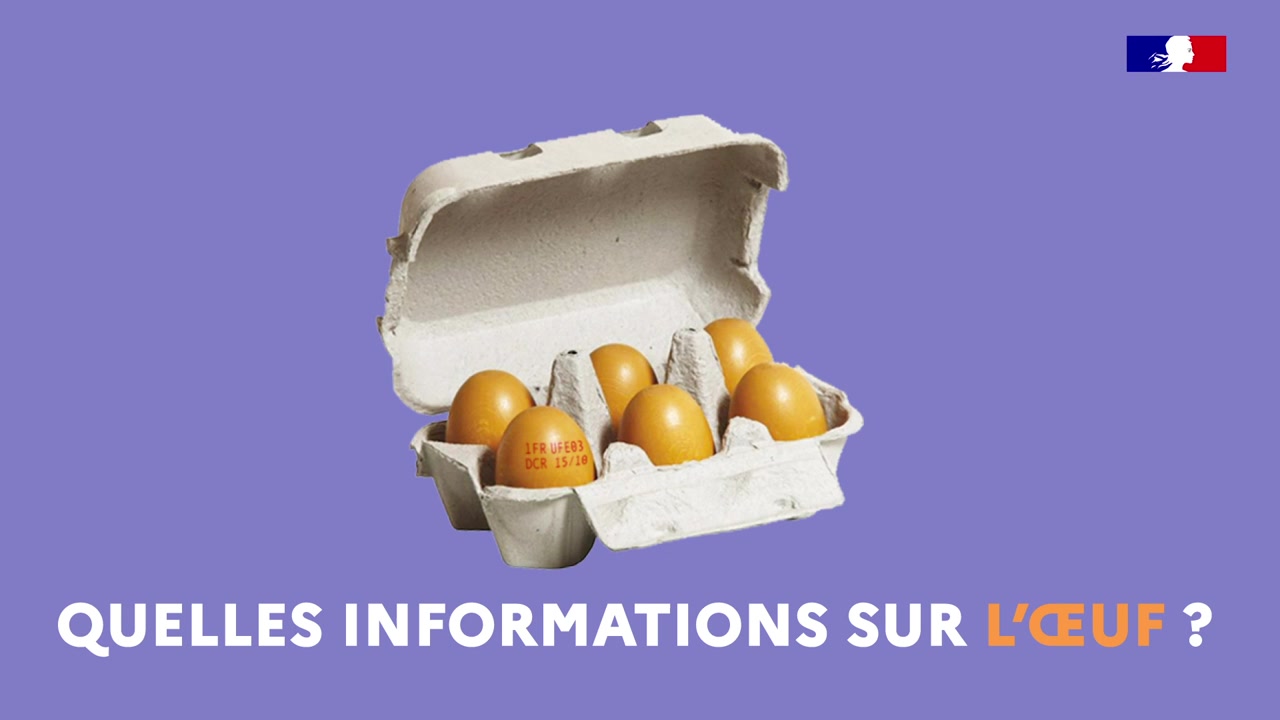 Étiquetage des œufs : mode d'emploi  Ministère de l'Agriculture et de la  Souveraineté alimentaire
